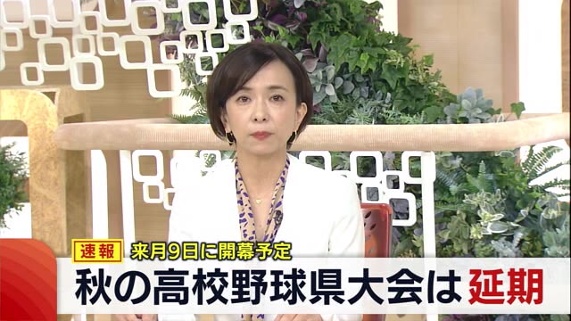 県立学校の部活動は休止に ９月９日開幕予定も 秋の高校野球 新潟県大会の延期が決定 県内ニュース Nst新潟総合テレビ