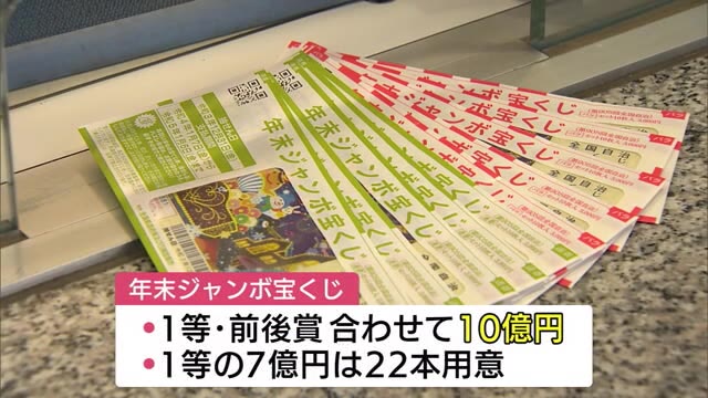 年末ジャンボ宝くじ 発売 １等 前後賞合わせて１０億円 新潟 県内ニュース Nst新潟総合テレビ