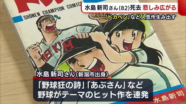 新潟市出身 水島新司さん ８２ 死去 ドカベンのモデル 新潟明訓 野球部からは感謝の声 県内ニュース Nst新潟総合テレビ